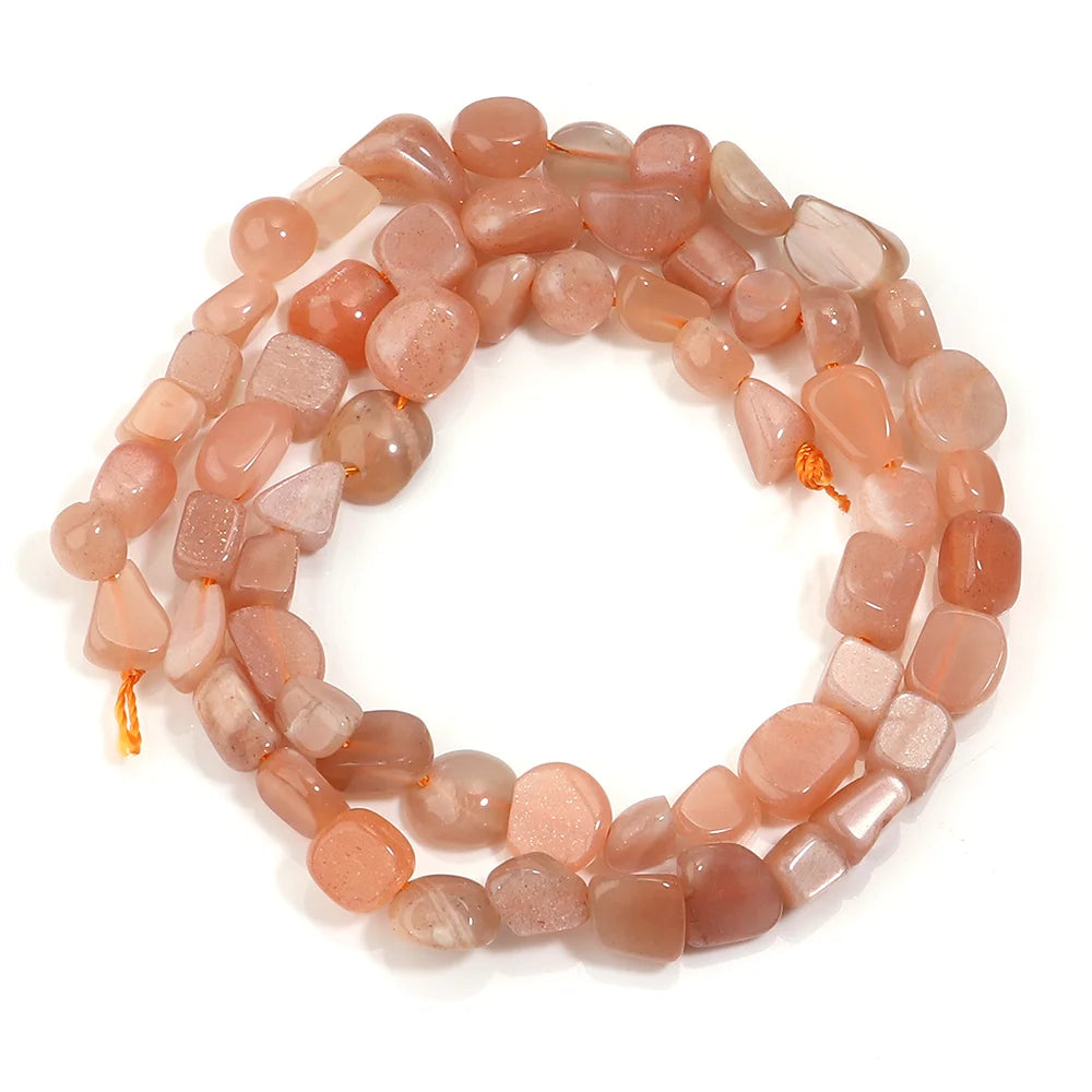 5-10mm Natural Irregular Stone Beads Agates Opal Jade Loose Spacer Beads For Making Jewelry DIY Bracelets Necklace Accessories