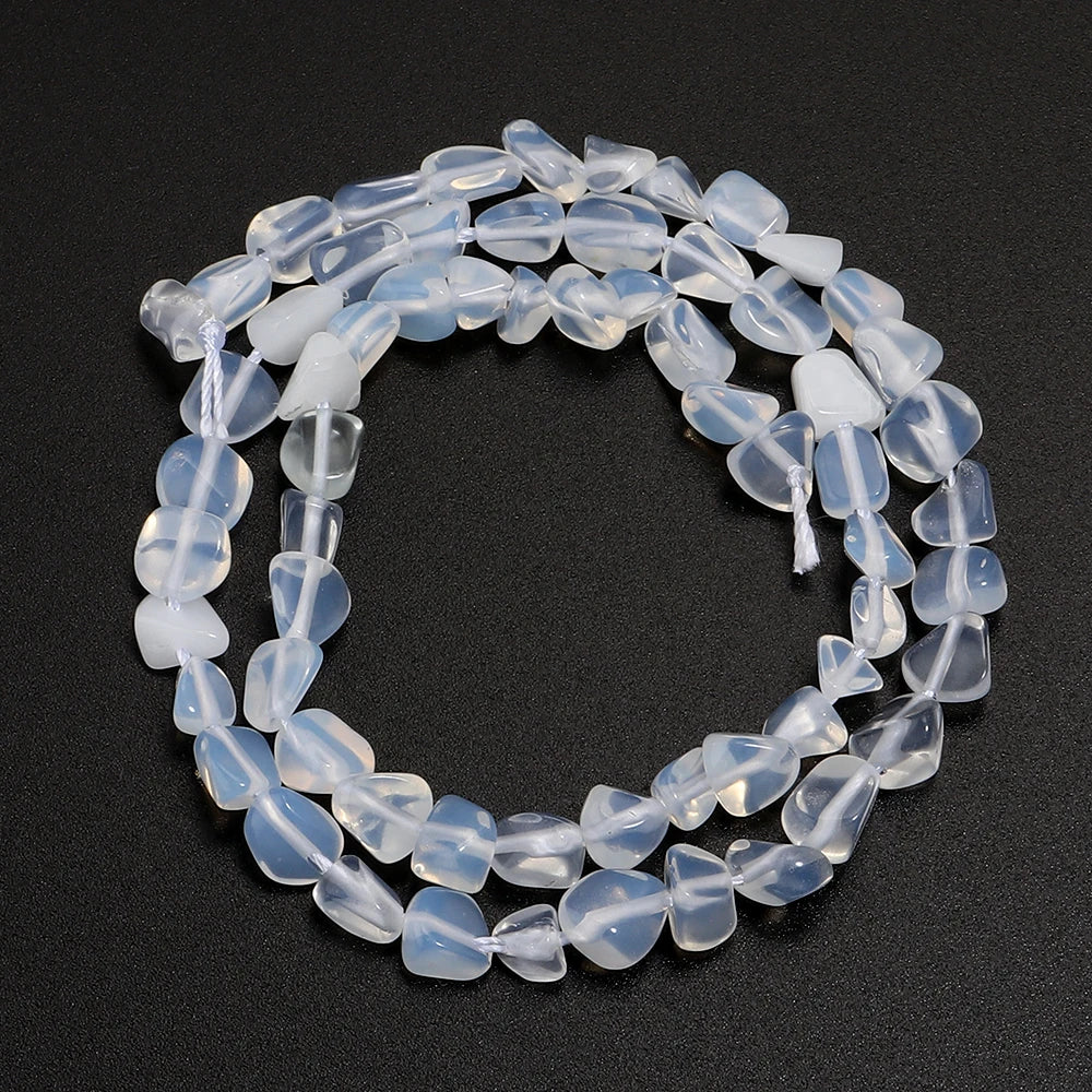 5-10mm Natural Irregular Stone Beads Agates Opal Jade Loose Spacer Beads For Making Jewelry DIY Bracelets Necklace Accessories