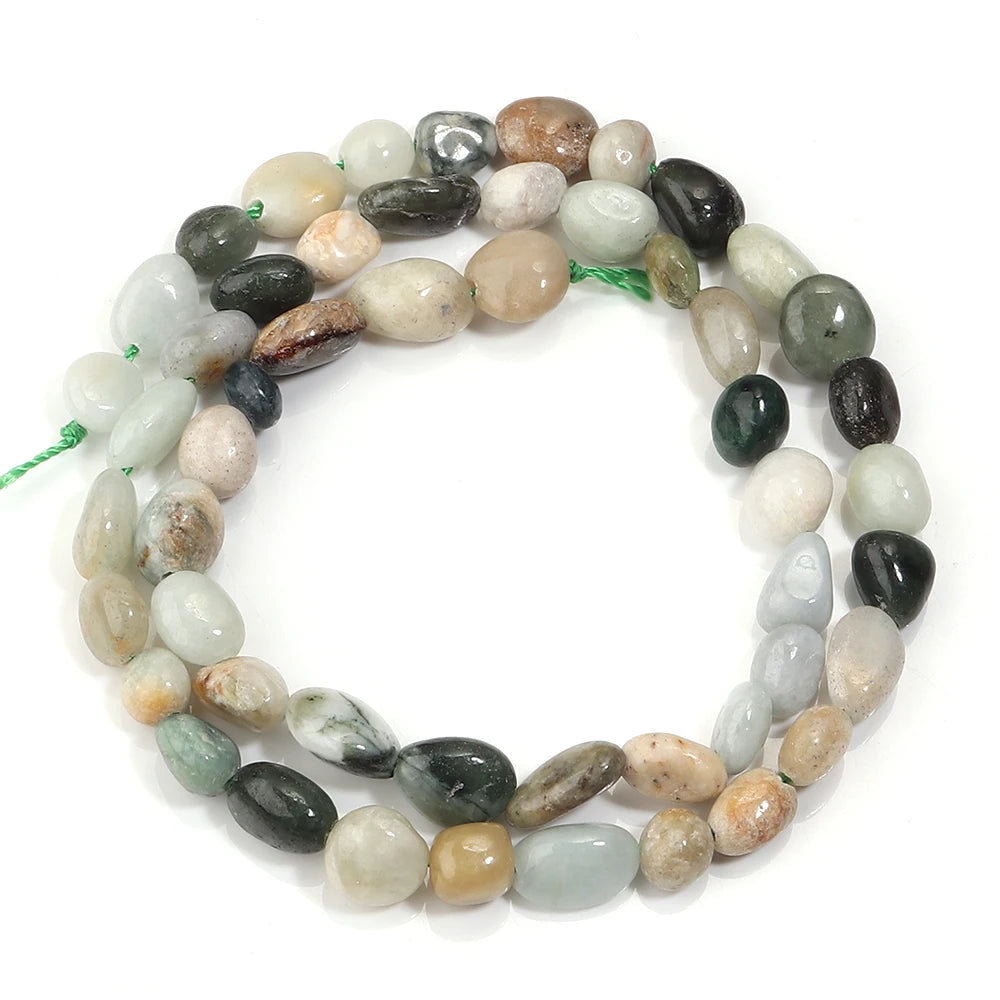 5-10mm Natural Irregular Stone Beads Agates Opal Jade Loose Spacer Beads For Making Jewelry DIY Bracelets Necklace Accessories