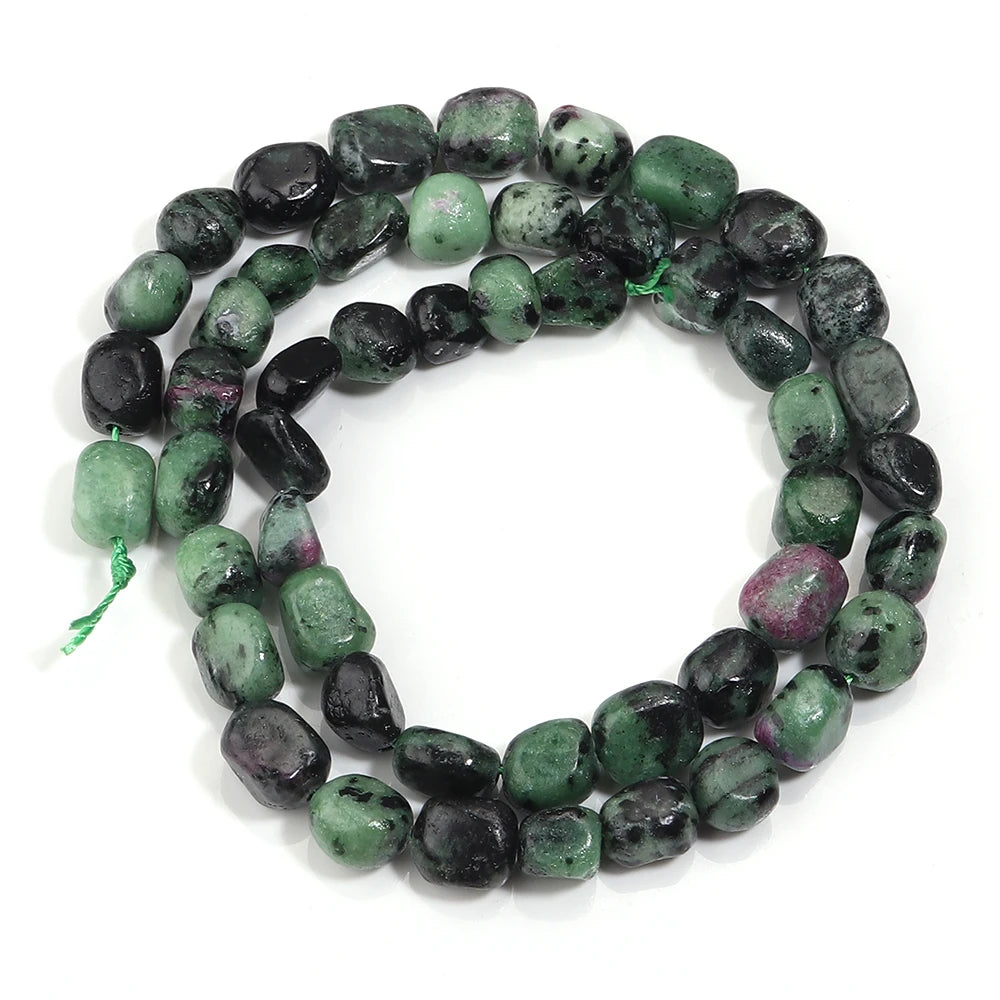 5-10mm Natural Irregular Stone Beads Agates Opal Jade Loose Spacer Beads For Making Jewelry DIY Bracelets Necklace Accessories