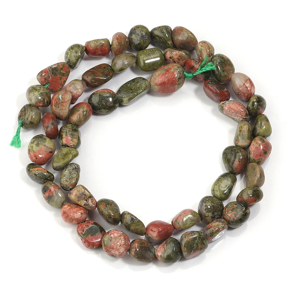 5-10mm Natural Irregular Stone Beads Agates Opal Jade Loose Spacer Beads For Making Jewelry DIY Bracelets Necklace Accessories