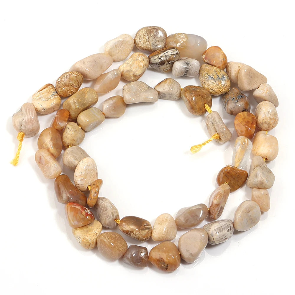 5-10mm Natural Irregular Stone Beads Agates Opal Jade Loose Spacer Beads For Making Jewelry DIY Bracelets Necklace Accessories