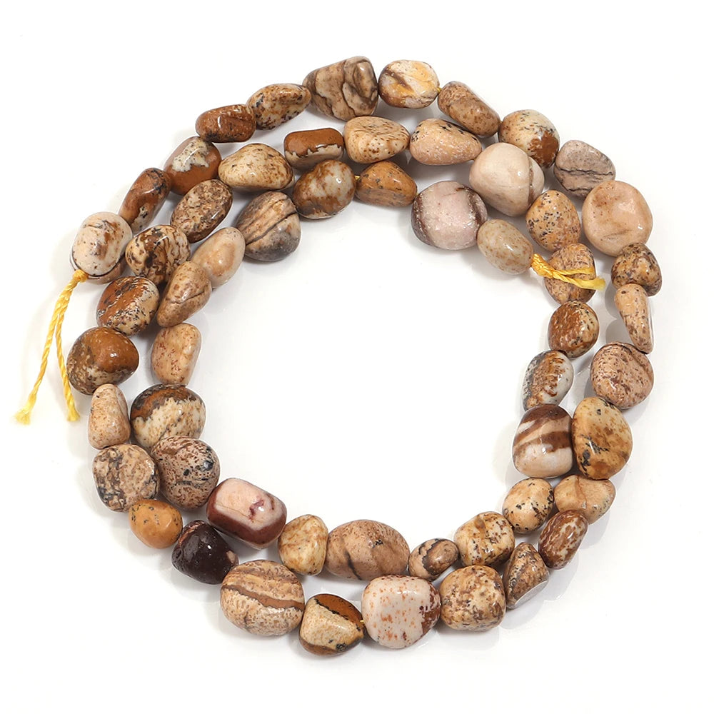 5-10mm Natural Irregular Stone Beads Agates Opal Jade Loose Spacer Beads For Making Jewelry DIY Bracelets Necklace Accessories