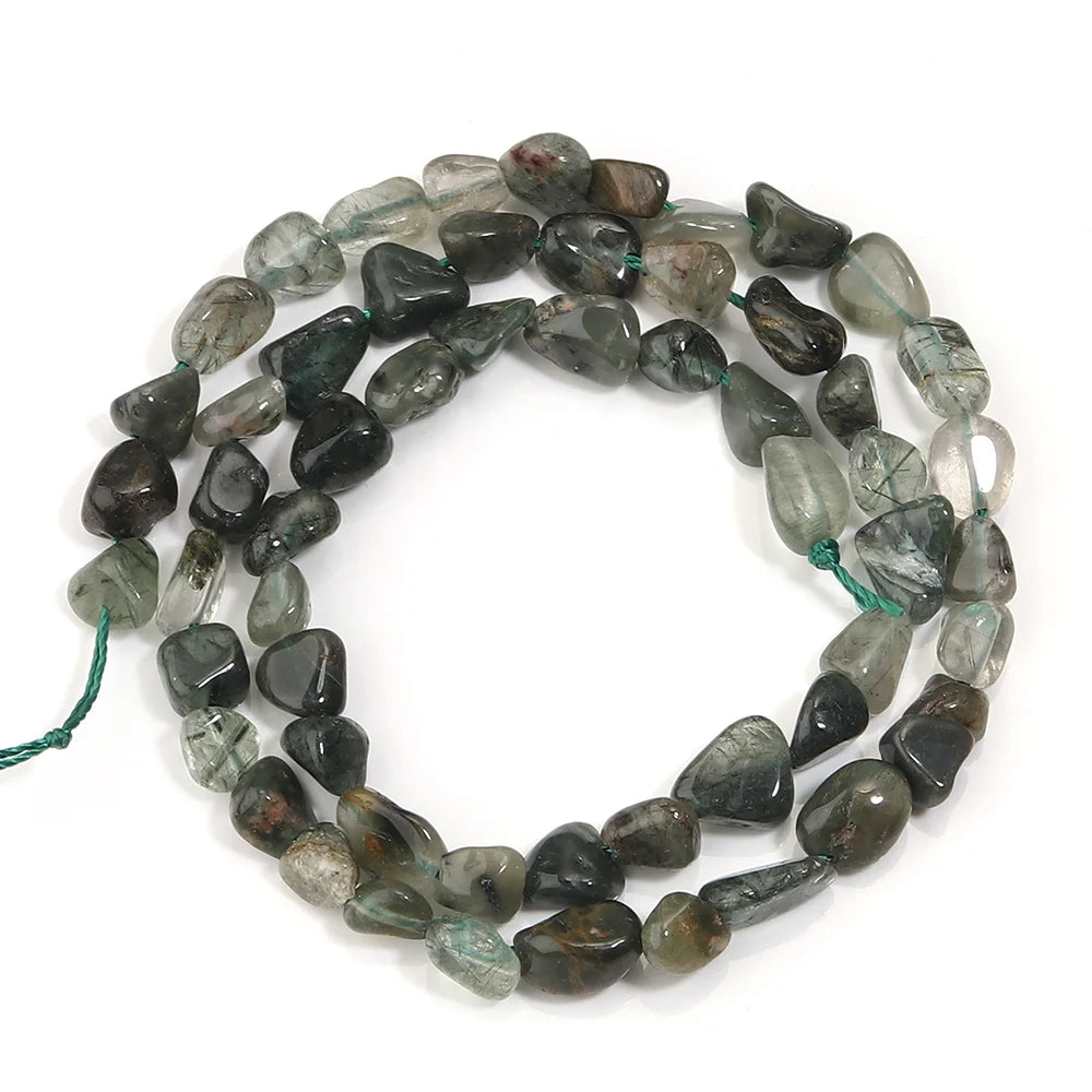 5-10mm Natural Irregular Stone Beads Agates Opal Jade Loose Spacer Beads For Making Jewelry DIY Bracelets Necklace Accessories